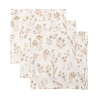 Jollein Monddoekje - 3 Stuks - 31 x 31 cm - Hydrofiel 