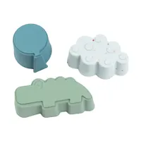 Done By Deer Siliconen Vormen - Happy Clouds - Set Van 3