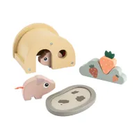 Done By Deer Speelset - Tiny Farm Pigee - Colour Mix