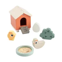 Done By Deer Speelset - Tiny Farm Clucky - Colour Mix