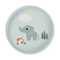 Done By Deer Stick & Stay Bord - Playground - Rond - 18 cm - Blue