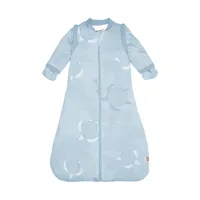 Lodger Slaapzak Hopper Met Afristbare Mouwen - Maat 86/98 - Matcha Blue Fogg