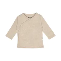 Lodger Overslag Shirt - Melange Beige