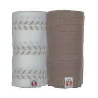 Lodger Swaddler Solid Matcha 2-Pack 110x110