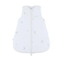 Noukie's F&O Slaapzak Met Borduursel - Gewatteerde Mousseline - Wit