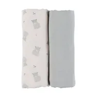 Noukie's F&O Doeken - 2 Stuks - 100 x 100 cm - Mousseline