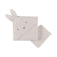 Noukie's B&M Badcape - 75 x 75 cm - Moka