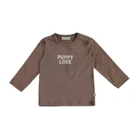 Babylook Puppy Love T-Shirt - Mt. 68 - Deep Taupe