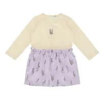 Babylook Lavender Jurk – Be Kind - Buttercream