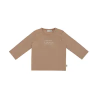 Babylook Shells T-Shirt To The Beach - Maat 68 - Warm Taupe