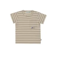 Babylook Bugs T-Shirt Korte Mouw Stripe - Maat 62 - Island Fossil 