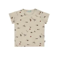 Babylook Bugs T-Shirt Korte Mouw - Maat 56 - Buttercream 