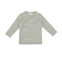 Babylook Swan T-Shirt Overslag Rib - Mineral Grey