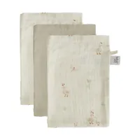 Bébé-Jou Dear Goose Hydrofiel Washandjes - 3 Stuks