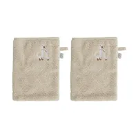 Bébé-Jou Dear Goose Washandjes - 2 Stuks