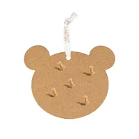 BamBam Cork Bear Pin Board Including 5 Pins