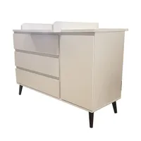 TWF Commode XL 3 Laden 1 Deur Beach Island White