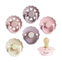 FRIGG Fopspenen - 6-Pack - Blooming Love - Latex - 6–18 Mnd