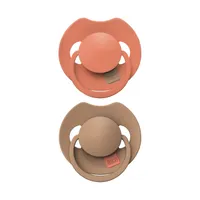 Difrax Dynamic Lovi Prime Fopspeen - 6-18mnd - 2st. - Granola / Orange