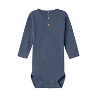 Name It Kab Button Romper - Maat 62 - Vintage Indigo