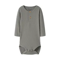 Name It Kab Button Romper - Maat 56 - Shadow