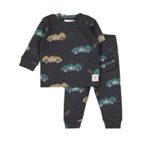 Feetje Ricky Racer Pyjama - Antraciet Melange
