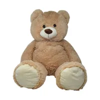 JollyPlush Knuffelbeer - 100 cm - Lichtbruin