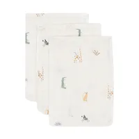 Jollein Jungle Jambo Washandje - 3 Pack - 15 x 20 cm - Hydrofiel 