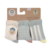 Laessig Tennis Socks 3 pcs GOTS Duck