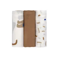 Lässig Heavenly Soft Swaddle L Little Mateys 80 x 80 cm 3-Pack