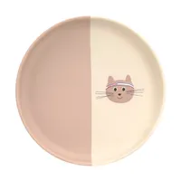 Lässig Tiny Team Cat Bord - Siliconen - Roze 