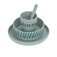 Lässig Tiny Team Dog Dinerset - Groen/Blauw