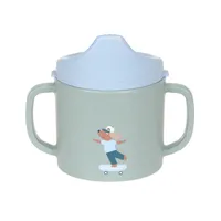 Lässig Tiny Team Dog Tuitbeker - PP/Cellulose - Groen/Blauw 