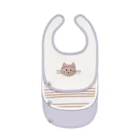 Lässig Tiny Team Cat Newborn Slab – 3 Stuks – Paars