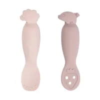 Done By Deer Tiny Farm Oefen Lepel Set - Powder 