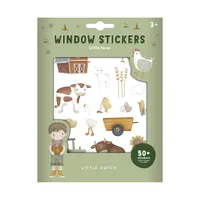 Little Dutch Raamstickers Little Farm