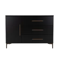 TWF Commode XL 3 Laden 1 Deur Modena Metaal