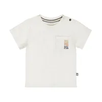 Dirkje T‑shirt - Maat 74 - Long Back Off‑white