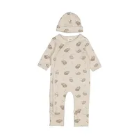 Feetje Geschenkset 1 delig pak + muts Offwhite Melange Maat 44