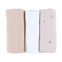 Noukie's B&M Set – 3 doeken – 70×70 cm– Katoen – Geluksduiven