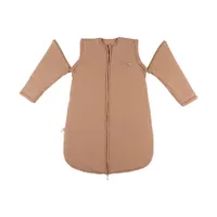 Noukie's B&M Slaapzak – Afritsbare mouwen – Jersey – Caramel