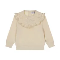 Dirkje Sweater Embroidery - Offwhite