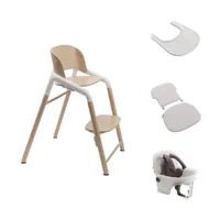 Bugaboo Giraffe Kinderstoel Compleet Bundel - Wood / White