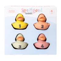 Speelgoedtopdeals Badeendjes 4-Delig - Bioplastic