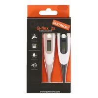 Qute Thermometer Digitaal Q-Flex Duo-Pack