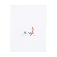 Little Dutch Ledikantlaken Geborduurd Paddenstoelen - 110 x 140 cm