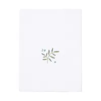 Little Dutch Ledikantlaken - 110x140 cm - Blueberry Leaves 