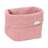 Little Dutch Pure Commodemandje Klein - 15 x 15 x 15 cm - Gebreid - Pink Blush