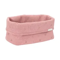 Little Dutch Pure Commodemandje Groot - 25 x 15 x 15 cm - Gebreid - Pink Blush