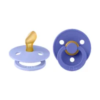 BiBs Colour Fopspeen - Anatomisch - 2 Stuks - 0-6 Mnd - Hush / Grape